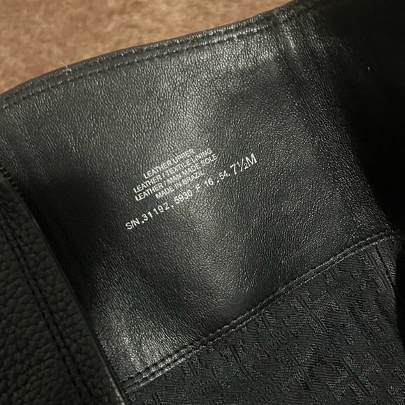 Tory Burch Black Riding Boots Sz 7.5 - Picture 3 of 8